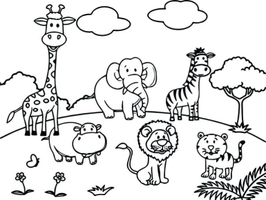 Wild Animal Coloring Pages - Best Coloring Pages For Kids